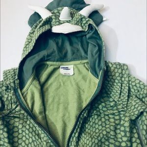 Oshkosh Triceratops Dino Zip-up Hoodie